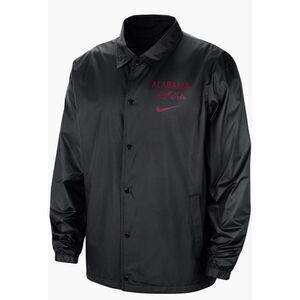 NIKE ALABAMA‎ COLLEGE BUTTON JACKET BLACK FD6916-010 MENS MEDIUM
